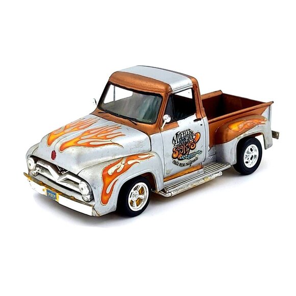 Monogram  1955 Ford F-100 Pick Up 1:24 Model Kit-Assembled Model 2242-0100 READ - Picture 9 of 12